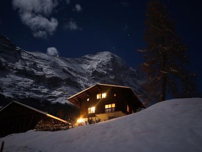 Chalet Alvorada mit Eigerrnordwand