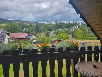 Aussicht vom Ferienhaus [Sommer]