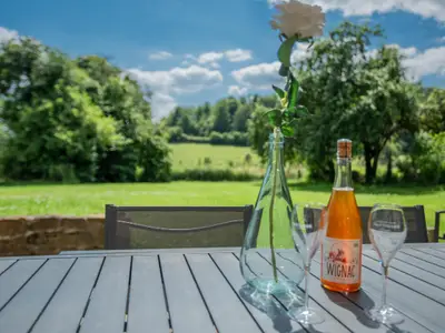 Aussicht vom Ferienhaus [Sommer]