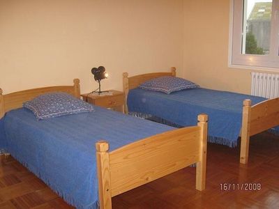 Schlafzimmer mit 2 Einzelbetten