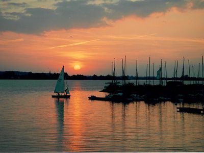 Sonnenuntergang am Altmühlsee