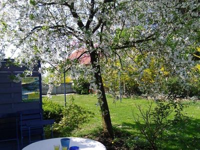 Terrasse. Sitzen im Freien