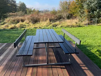 outside