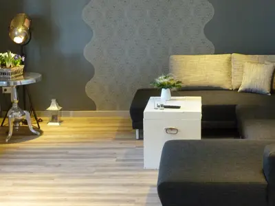 Ferienhaus Clausen Wohnzimmer