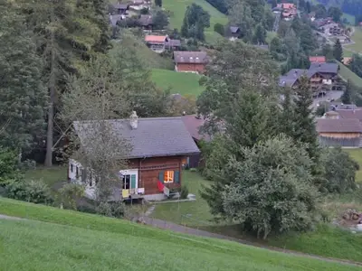Blick auf Chalet Richtung Osten