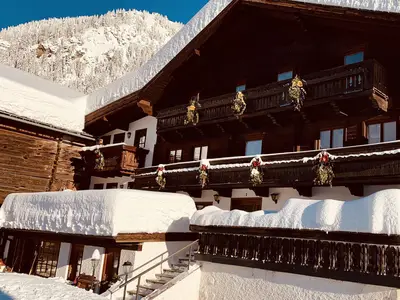 Ferienhof "Oberer Gollmitzer" Ausblick Winter