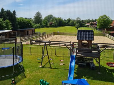 Ausblick auf den Spielplatz