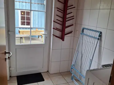 Hauswirtschaftsraum mit Trockenvorrichtung