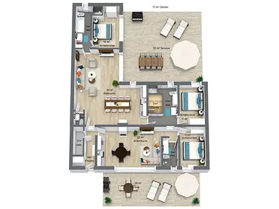 Ferienhaus für 10 Personen (150 m²) in Heringsdorf (Seebad) 2/10