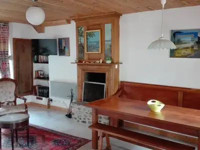 Esszimmer und sein kamin