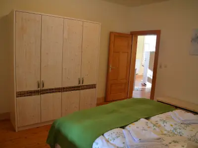 Ferienwohnung Wildkatze - Schlafbereich