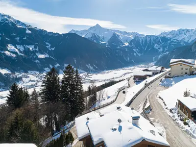 Aussicht vom Ferienhaus [Winter]