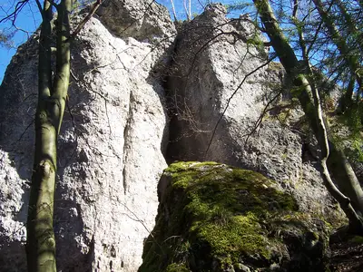 Felsformation in Hirschbach