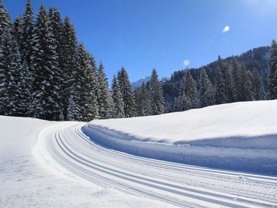 Langlaufloipe im Wäldele