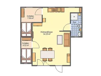 Ferienhaus für 5 Personen (56 m²) in Hohen Wangelin 2/10