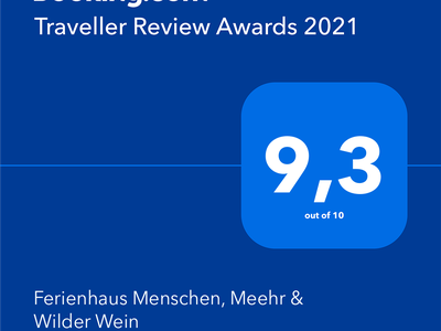 Traveller Review Award 2021-Danke an unsere Urlauber