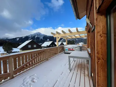 Aussicht vom Ferienhaus [Winter]