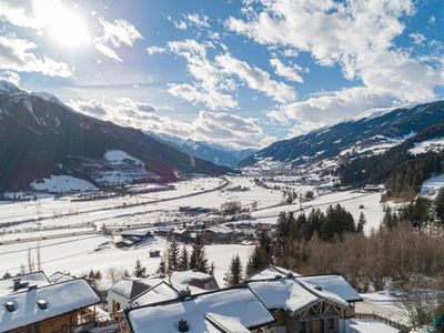 Aussicht vom Ferienhaus [Winter]