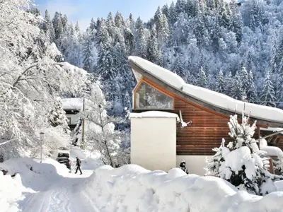 Außenseite Ferienhaus [Winter]