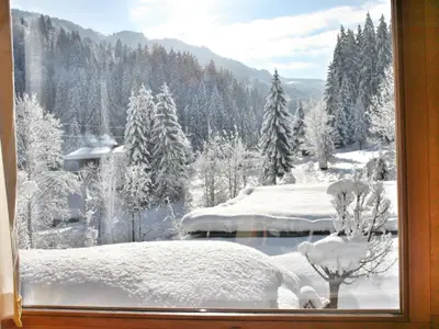 Aussicht vom Ferienhaus [Winter]