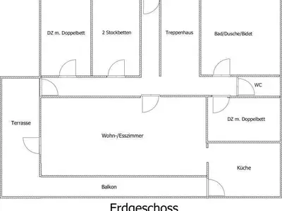 Garten. Grillplatz