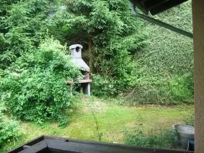 Garten. Blick zum Grillplatz