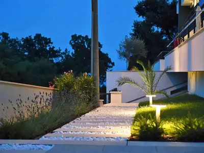 outside