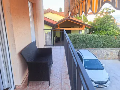 outside
