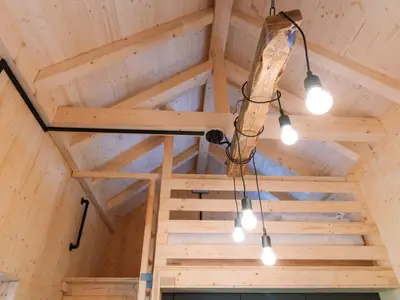 Deckenlampe im Wohnbereich