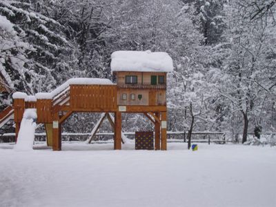 Kinderspielhaus Winter