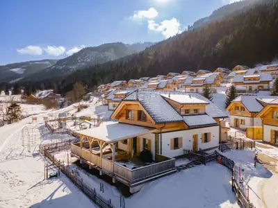 Außenseite Ferienhaus [Winter]
