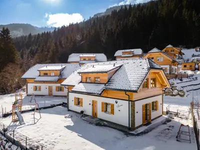 Außenseite Ferienhaus [Winter]