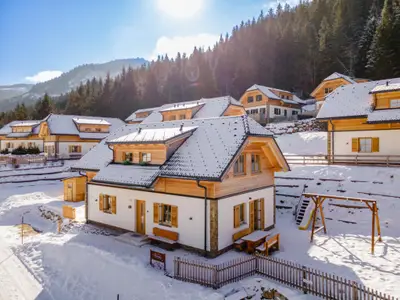 Außenseite Ferienhaus [Winter]