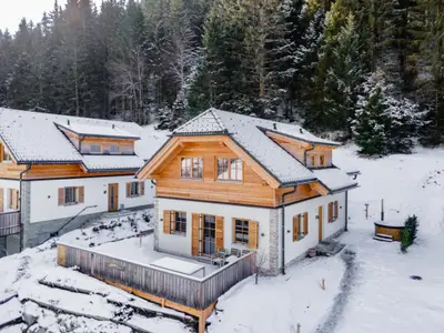 Außenseite Ferienhaus [Winter]