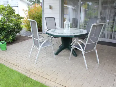 Ferienhaus Schmetterling Terrasse