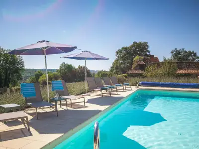 Pool des Ferienhauses