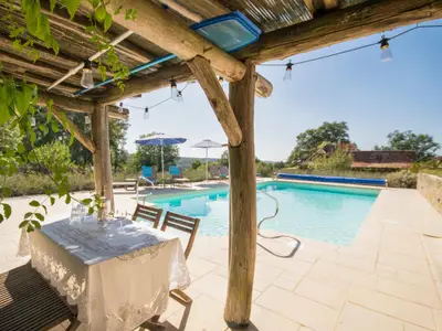 Pool des Ferienhauses