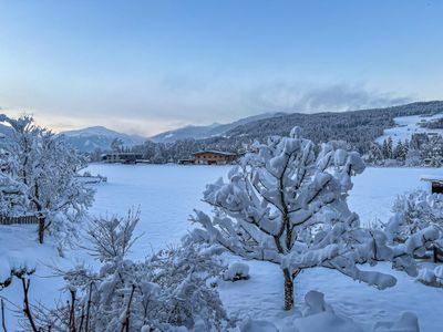 Aussicht vom Ferienhaus [Winter]