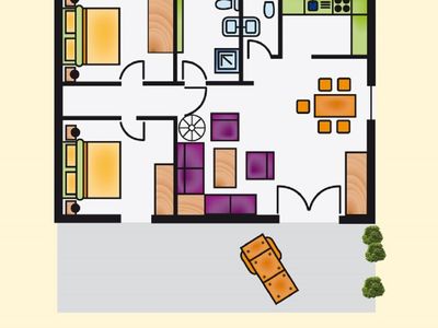 Ferienhaus für 6 Personen (111 m²) in Jabel 2/10