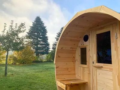 Ferienhaus Wildgans hauseigene Sauna