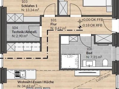 Ferienhaus für 8 Personen (103 m²) in Jade 2/10