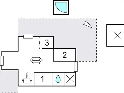 Ferienhaus für 6 Personen (110 m²) in Juelsminde 1/10