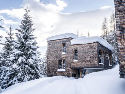 Außenseite Ferienhaus [Winter]