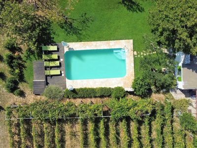 Pool und Garten der Villa Kucica