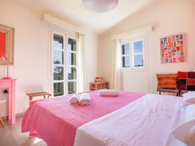 Blick in das Schlafzimmer