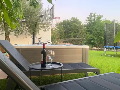outside