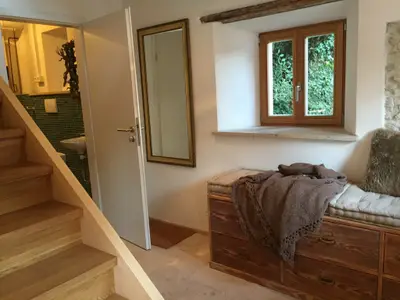 Aufgang ins Obergeschoss