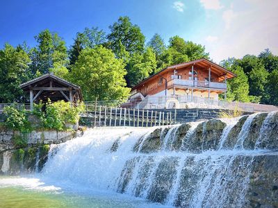 Ferienhaus Bachperle im Dorf in den Alpen am Fuße des Wilden Kaisers  mit 2 extra Fewos, 7 Schlafzimmern, für 19 Personen