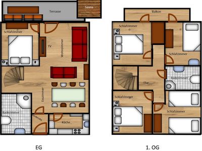 Ferienhaus für 9 Personen (100 m²) in Kirchheim (Hessen) 2/10