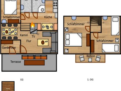 Ferienhaus für 6 Personen (75 m²) in Kirchheim (Hessen) 2/10